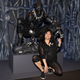 Longtime Marvel comics writer Anne Nocenti helped conceptualize the installation, and was on hand for the opening.